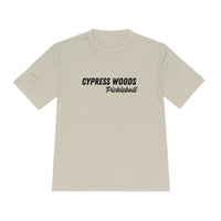 Cypress Woods Pickleball Moisture Wicking Unisex Tee